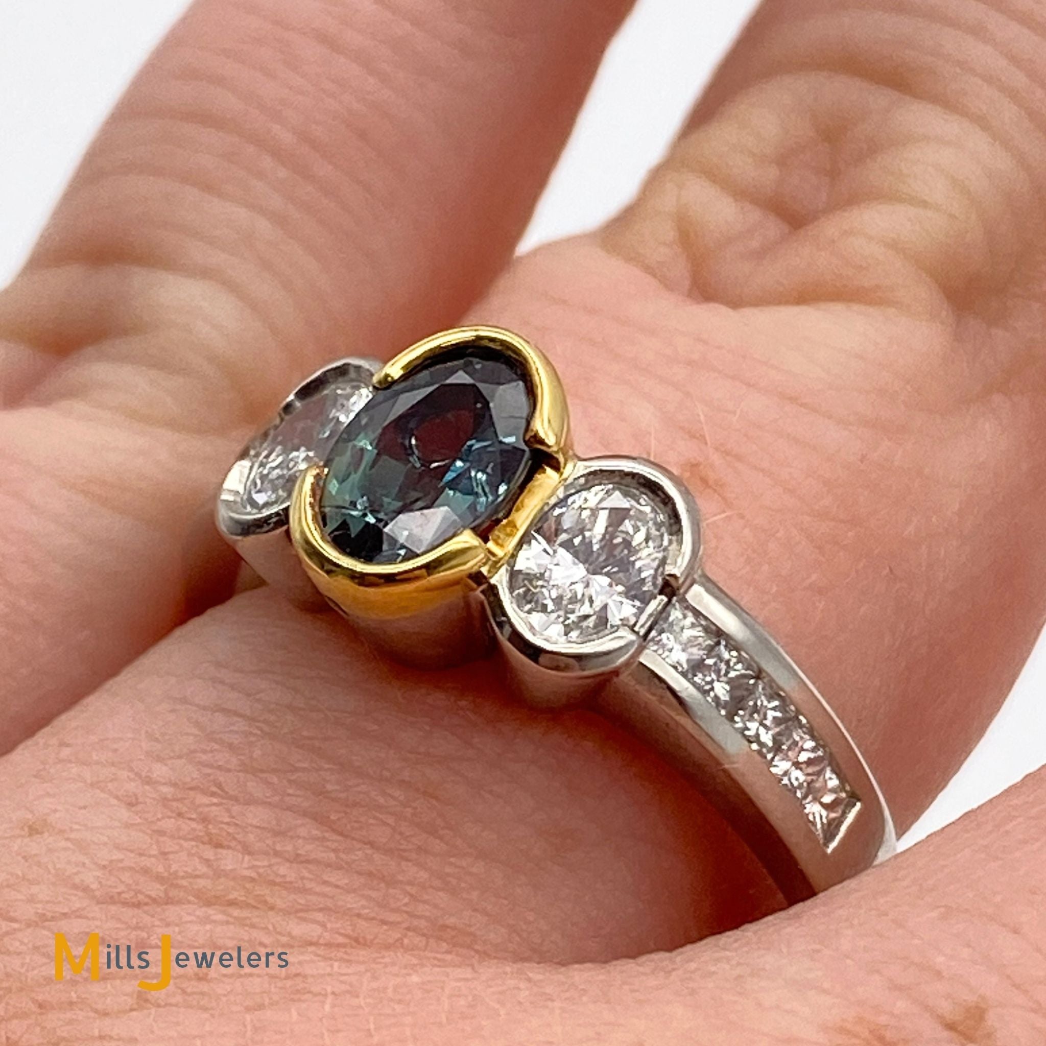 Brazilian alexandrite deals ring