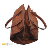 Celine Orlov Brown Large Tote Bag