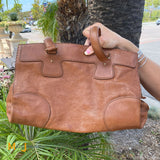 Celine Orlov Brown Large Tote Bag