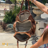 Celine Orlov Brown Large Tote Bag