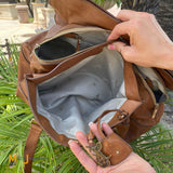 Celine Orlov Brown Large Tote Bag