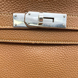 Hermes Togo Kelly Retourne 32 Gold Tote Bag with Palladium Hardware