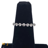 14K White Gold 1.02ct Diamond Eternity Band Ring Size 4