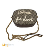 Gucci Blind for Love GG Supreme Crossbody Shoulder Bag