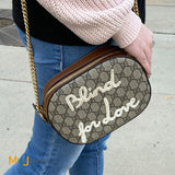 Gucci Blind for Love GG Supreme Crossbody Shoulder Bag