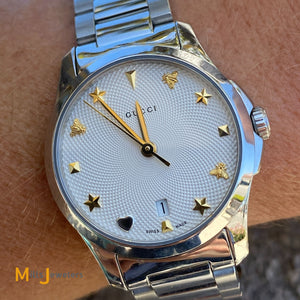 gucci stainless steel watch