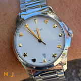gucci stainless steel watch