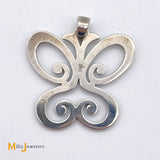 james avery large spring butterfly pendant