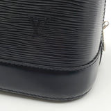 Louis Vuitton Alma MM Black Epi Leather Satchel Handbag