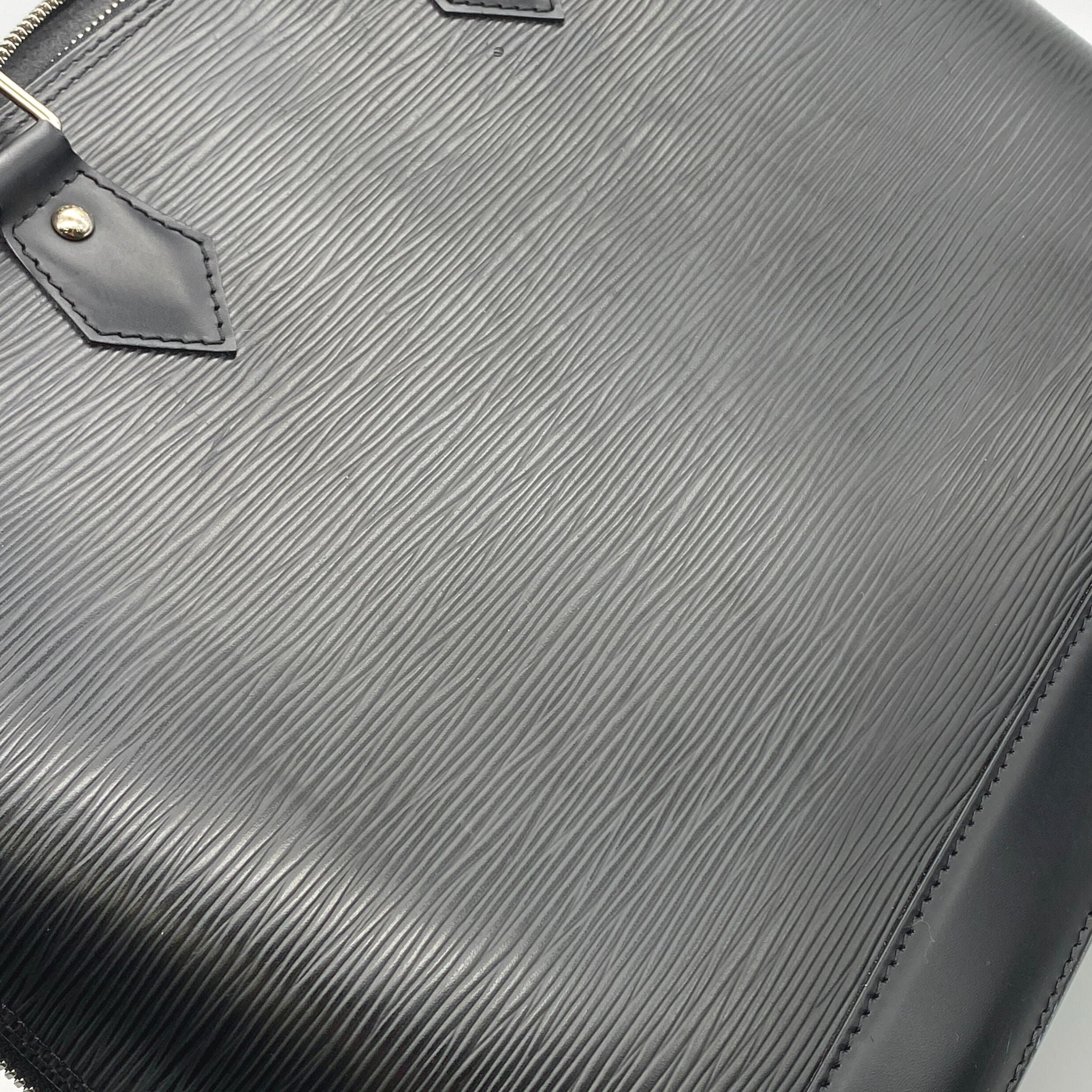 Louis Vuitton Alma Black Epi Bag