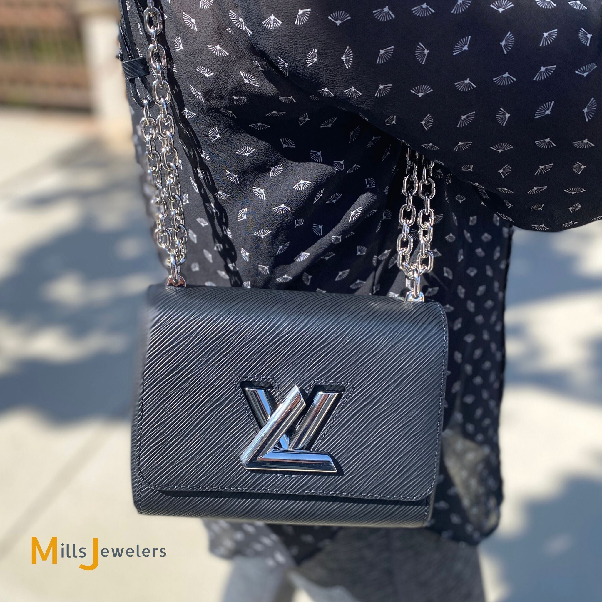 Louis Vuitton Malletage Epi Twist PM - Black Crossbody Bags, Handbags -  LOU818168