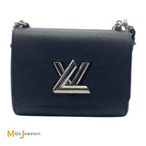 louis vuitton black epi twist shoulder bag