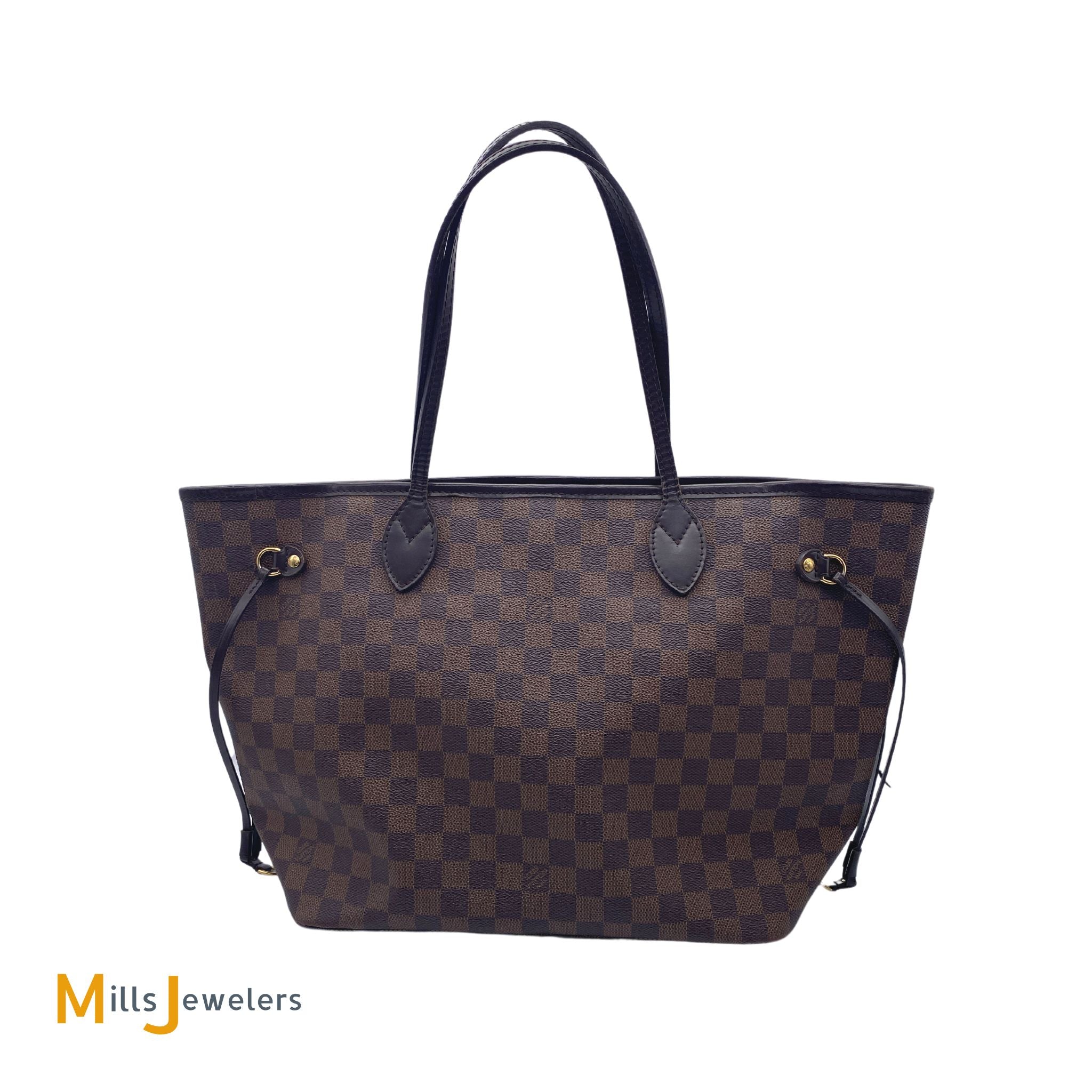 Louis Vuitton 2012 Neverfull MM Damier Ebene Tote Bag – Mills Jewelers &  Loan