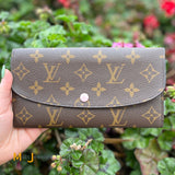 louis vuitton wallet emilie rose ballerine