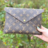 Louis Vuitton Monogram Kirigami Rose Ballerine Large GM Size Pochette