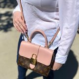 Louis Vuitton Locky BB Rose Poudre Monogram Shoulder Bag