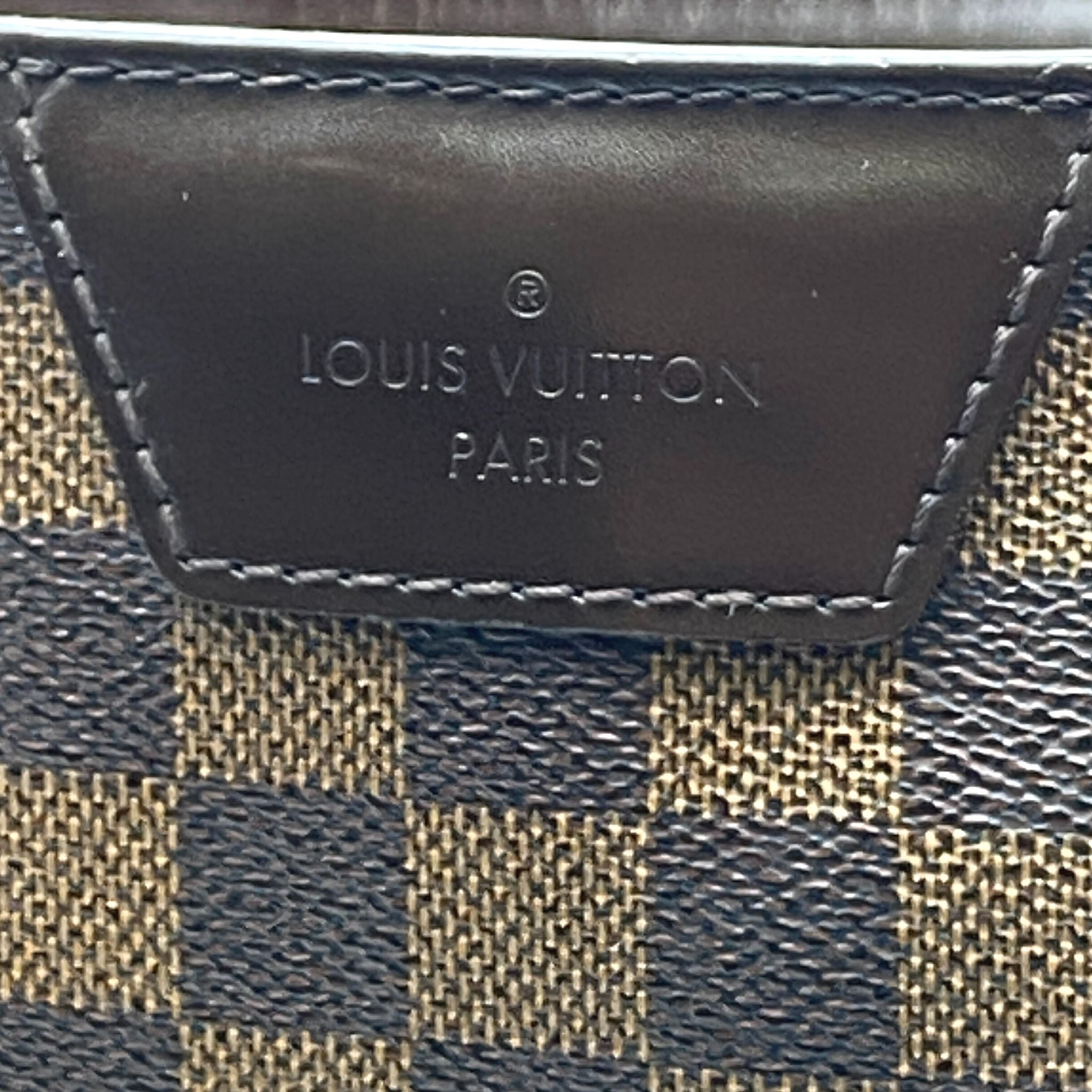 Authentic Louis Vuitton Damier Ebene Canvas Rivington Cabas Tote Shoulder  Bag – Italy Station