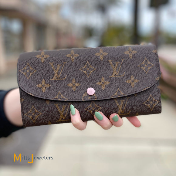 louis vuitton emilie rose ballerine wallet