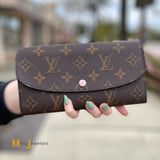 louis vuitton emilie rose ballerine wallet