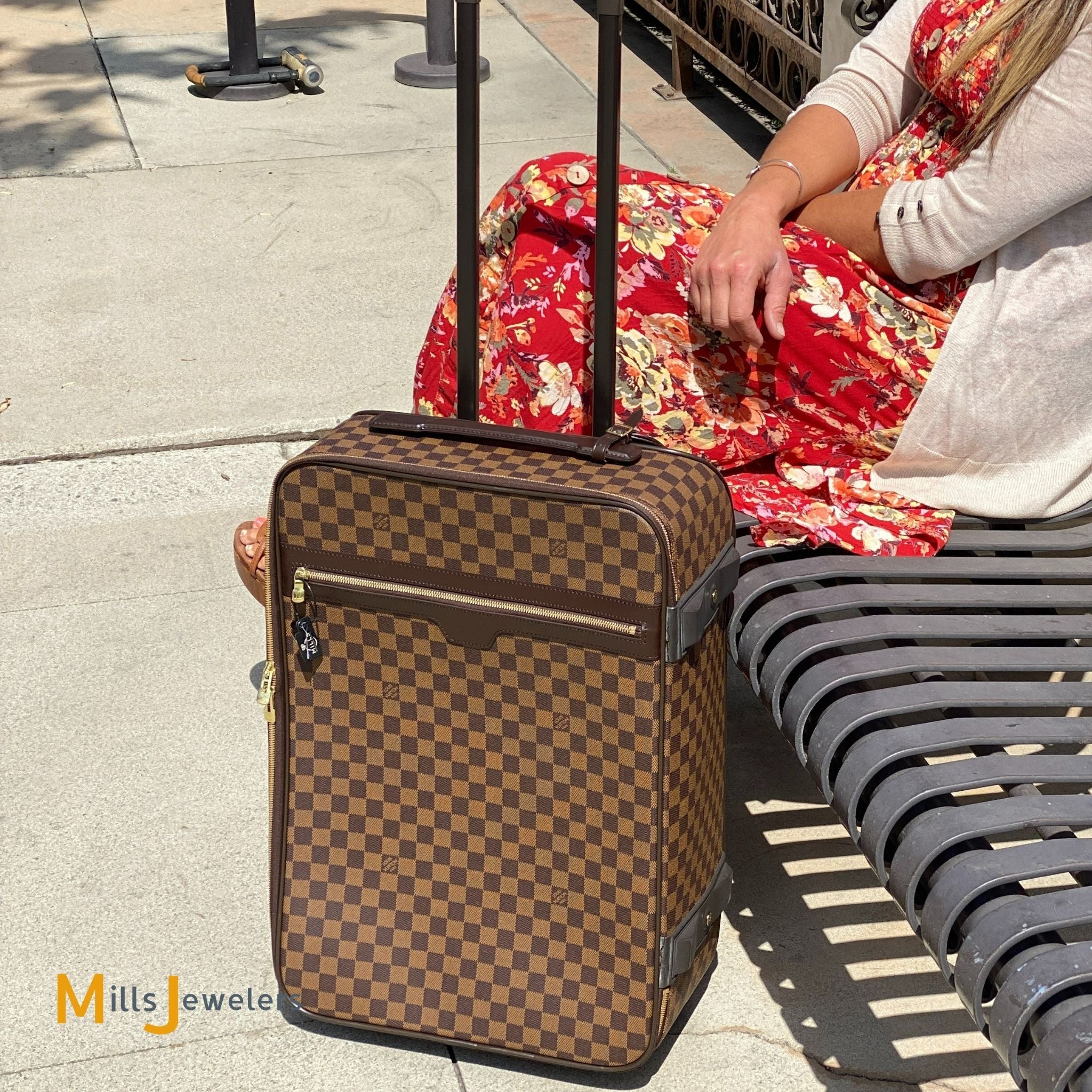 Vuitton Pegase Damier Rolling Travel Bag Luggage – Mills Jewelers & Loan