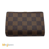 Louis Vuitton Damier Ebene Porte-Monnaie Viennois French Wallet