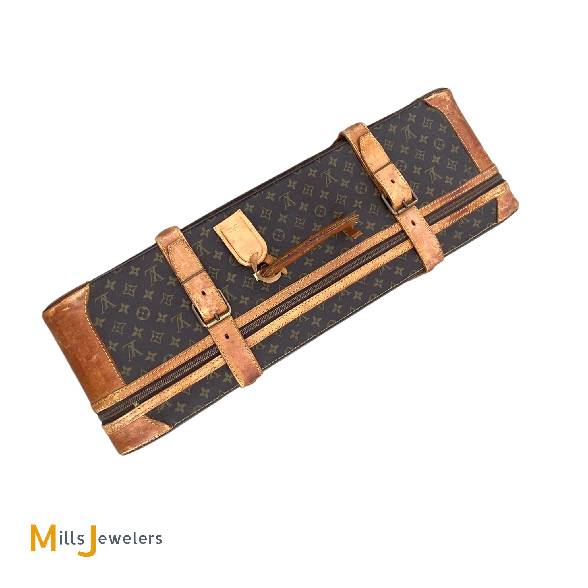 Large Sized Classic Louis Vuitton Suitcase - Sautter of Mount Street