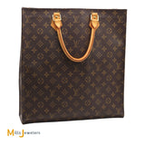 Louis Vuitton Vintage Sac Plat Monogram Canvas Tote Bag