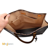 Louis Vuitton Vintage Sac Plat Monogram Canvas Tote Bag