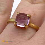 sugar stacks ring size 6 amethyst