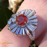 diamond ballerina ring size 7.25