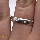 platinum eternity band wedding ring size 8.5
