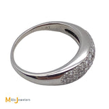 Platinum 0.55ctw Diamond Ring Size 9