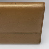 Louis Vuitton Porte Tresor Monogram Mat International Long Wallet Gold