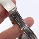 Rolex 18K/SS Lady Datejust 26MM Silver Jubilee Serti Diamond Dial 179173 Watch
