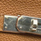 Hermes Togo Kelly Retourne 32 Gold Tote Bag with Palladium Hardware