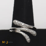 SONIA B Designs 14K White Gold 0.37ctw Diamond Ring