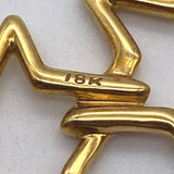 Vintage Tiffany & Co 18K Yellow Gold 3-Star Brooch Pin