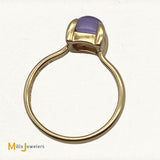 Tiffany & Co. Paloma Picasso 18K Yellow Gold Amethyst Ring Size 6